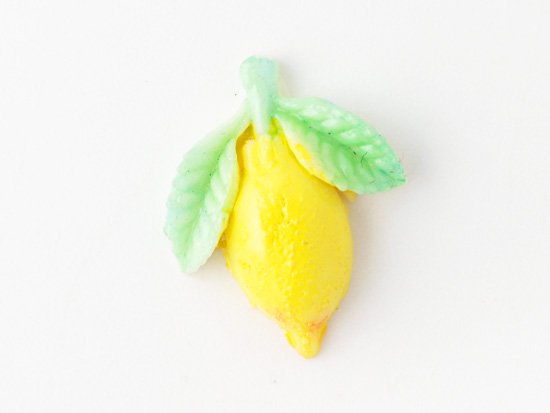 vintage lemon cabochon B 18.5x15mm