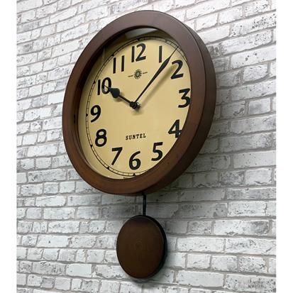 昭和レトロ　木製掛時計 スペースエイジ ミッドセンチュリー 昭和レトロ SEIKO 壁掛け