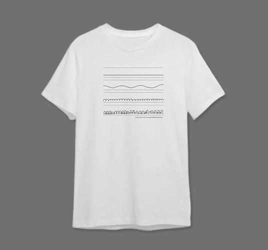【刀剣の里限定】刃文Tシャツ ホワイト