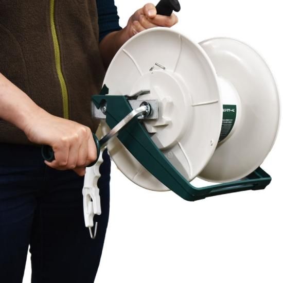 高速リールM(マルチフック付属)【 電気柵 電気さく ワイヤー 線