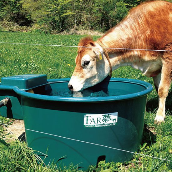 家畜用水槽トロフ260リットル 【 牛 ウシ 羊 ヒツジ 馬 水桶 水おけ 水槽 ウォーターカップ タンク 給水 自動給水 排水栓付き  高密度ポリエチレン製 ローリータンク コンテナ ポリタンク 酪農 畜産 放牧 放牧地 農場 家畜 ファームエイジ FAR夢 】