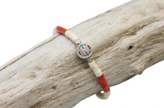 TURQUISE&CORAL&BONE  BRACELET  Color-Multi