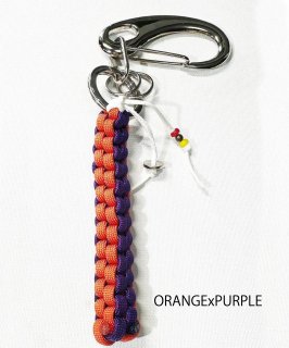 Paracord Key Chain ʥʥӥդѥ饳ɥCOLOR-ORANGExPURPLE