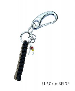 Paracord Key Chain ʥʥӥդѥ饳ɥCOLOR-BLACKxBEIGE