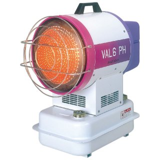 静岡製機　赤外線灯油ヒーター バルシックスPH　VAL6PH(60Hz) パープル/ホワイト 
