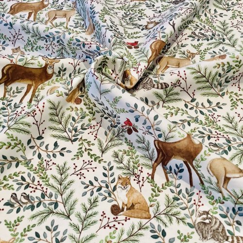 MODA  Fabrics Woodland Winter ꥹޥ  ưʪ