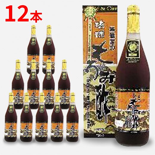 黒麹家本舗　琉球もろみ酢 720ml 12本（1ケース） - まーさいびーん｜沖縄のおいしい健康をお届け