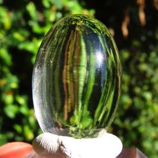 高品質♡水晶♡オーバルカット♡No.2485 セール】大人シックに映える。花柄フロッキーのシアーハイネックプル