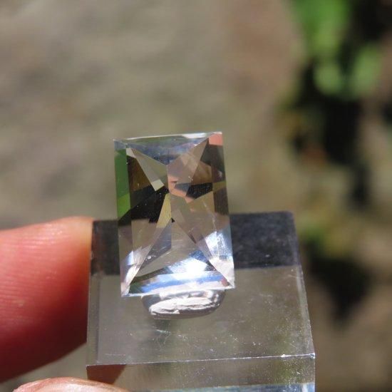 ガネーシュヒマール産 水晶 長方形プリンセスカット｜Mabolocci
