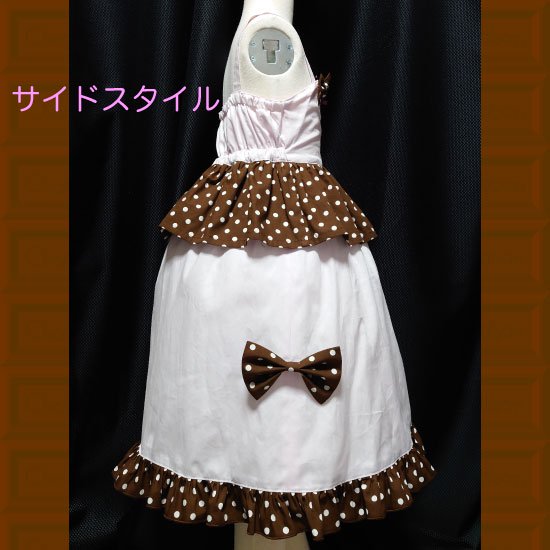 Choco Ribbon ちょこりぼん - No.10004C チョコドットジャンスカ ゴシック・ゴスロリ・ロリータ子供服のお店