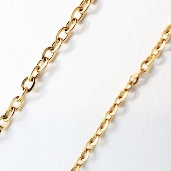 金アレ対応 316L チェーン | 切り売り100cm - アクセサリー