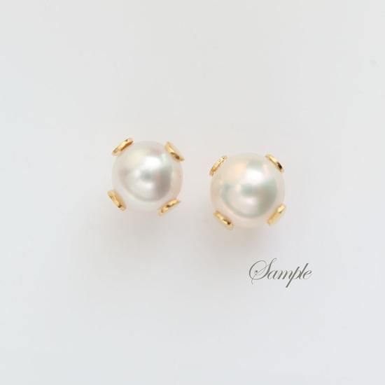 316Lサージカルステンレス | 4本爪ピアスパーツ - アクセサリーパーツ