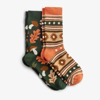 Dodo socksForest Winter Socks | 2 pairs (Υ󥿡å2­)