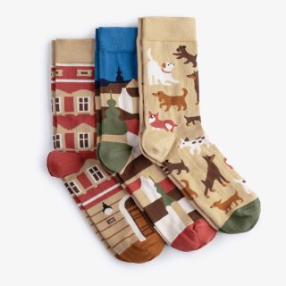 Dodo socksOld Town Socks | 3 pairs (Τγ¤ߥåã­)