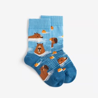 Dodo socksKids Capybara Socks | 1 pairs (åԥХåã­)<img class='new_mark_img2' src='https://img.shop-pro.jp/img/new/icons12.gif' style='border:none;display:inline;margin:0px;padding:0px;width:auto;' />