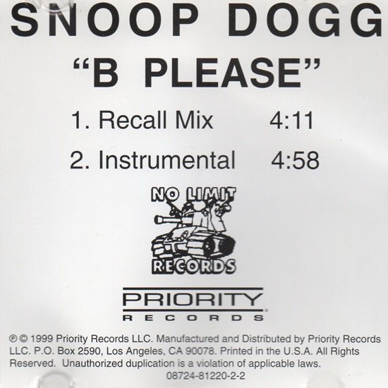 Snoop Dogg - B Please