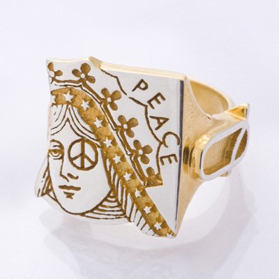 QUEEN ring gold