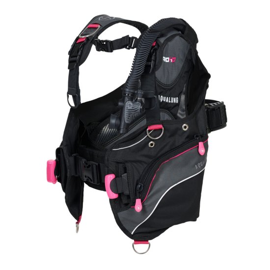 AquaLung/アクアラング Pro HD Woman(プロ HD ウーマン) Black/Pink 正規品 - ダイビング通販