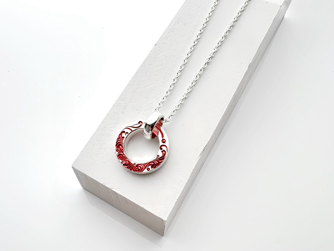 Jinny's ӹ˼ Ring Pendant Red coating-2
