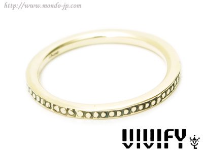 VIVIFY（ビビファイ）/ K10 Gold Mil Ring（K10 ゴールド ミル リング）VFR-118の公式通販。RUDO  6月号（2018）掲載！Mondo ONLINE SHOP。