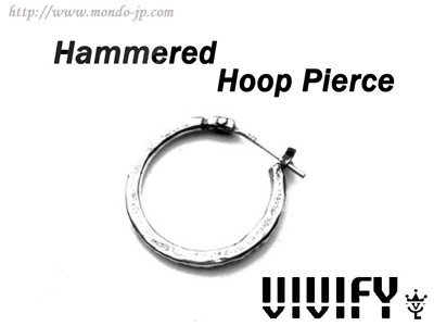 Hammered Hoop Pierce (L) | VFP-091 | VIVIFY | 公式通販 - Mondo online store cm  ec