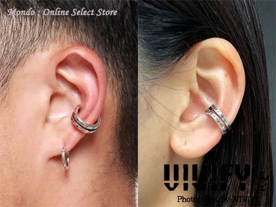 Loopin' Ear cuff/ Hammered finish | VFP-291 | VIVIFY | 公式通販