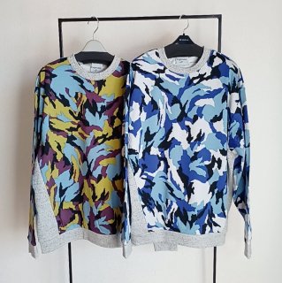 Unisex camouflage print pullover