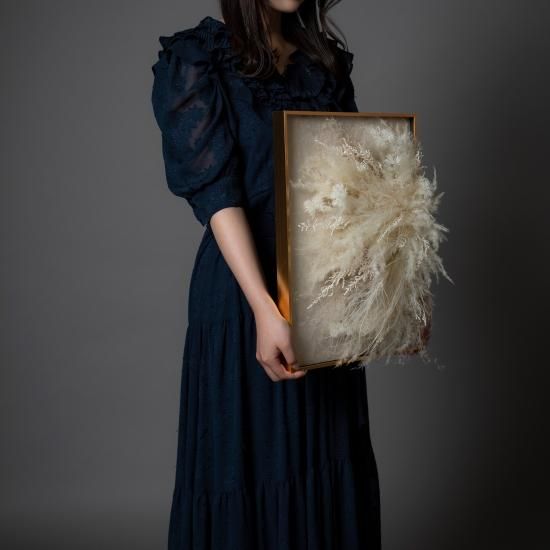 ☆kukka☆ HYAKKA STYLE】 FRAME ver.|ゴールド×ピュアホワイト|026