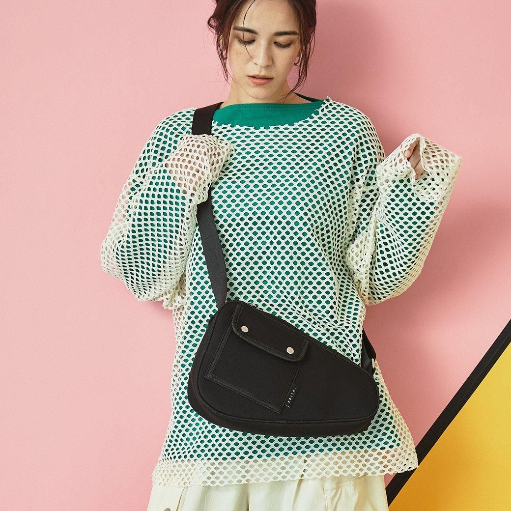 エディータ ショルダーバッグ MMサイズ EDITA.ネオプレンショルダー|個性的な通勤バッグ - EDITA．