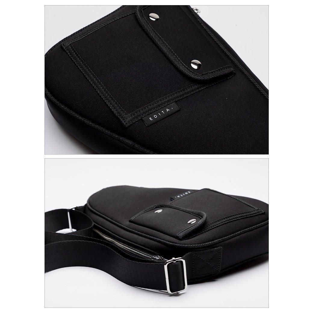 エディータ ショルダーバッグ MMサイズ EDITA.ネオプレンショルダー|個性的な通勤バッグ - EDITA．