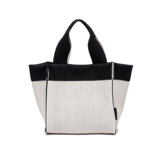  Washable bicolor box mini tote [edt-159]