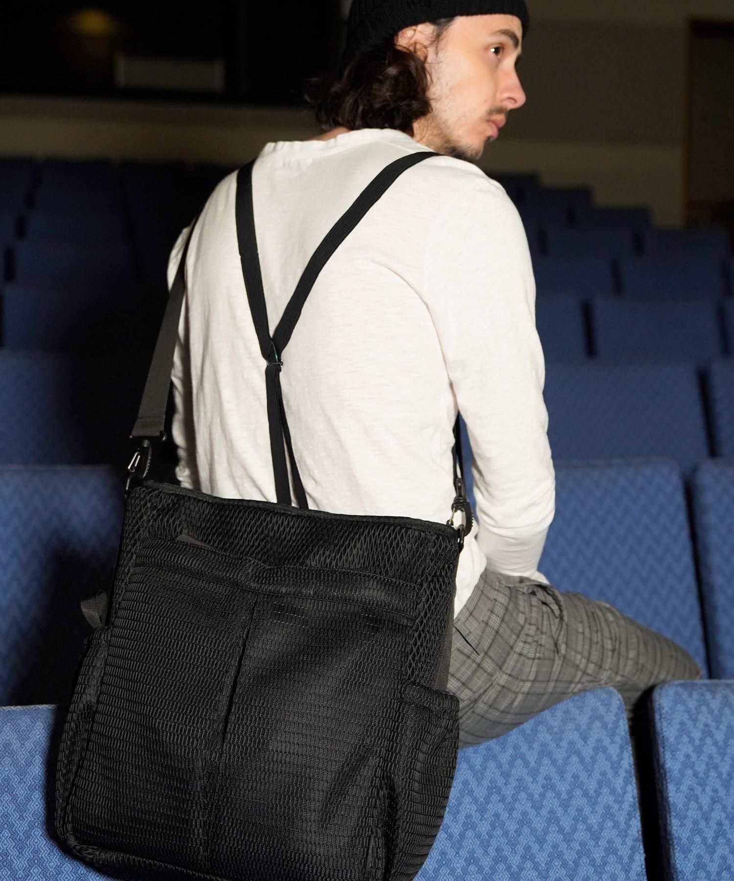 EDITA 3way ブラックメッシュトートバッグ EDITA 3way ブラックメッシュトートバッグ - メルカリ