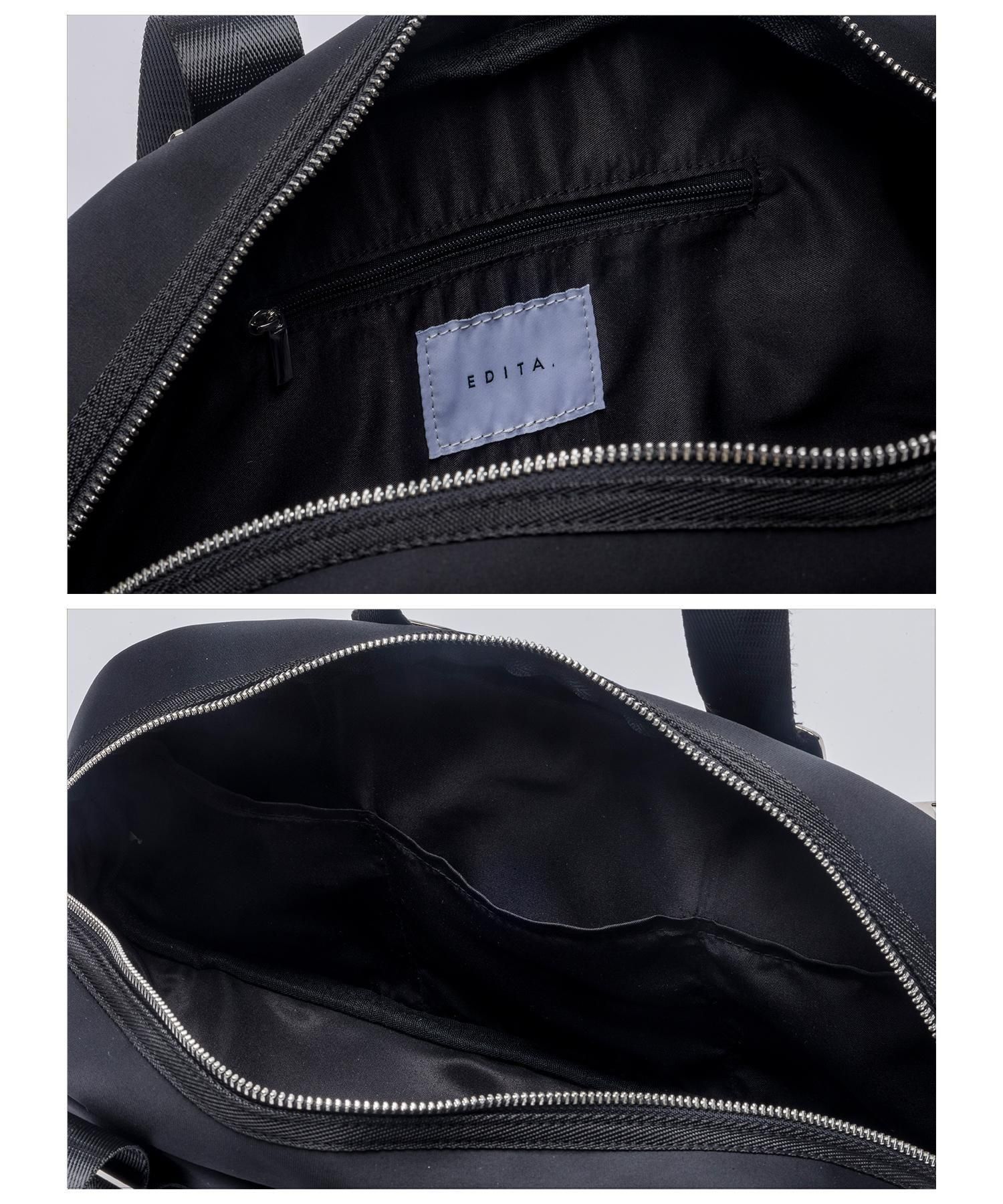 EDITA. en. バッグ | 立体ポケット付き横長バッグ - EDITA．