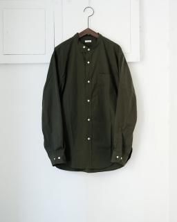 PHIGVEL / Band Collar Dress Shirts col.Forest