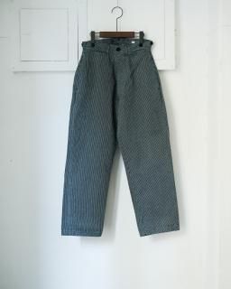 OUTIL / PANTALON BOGY col.Indigo Stripe