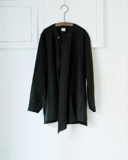 SP / 1/60 LINEN / HUE BLOUSE col.Black