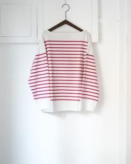 OUTIL / TRICOT AAST col.Off / Rose Red