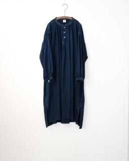 SP / INDIGO LINEN ONEPIECE col.Blue