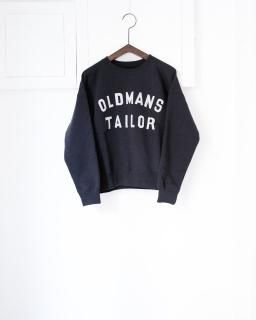 OLDMANS TAILOR / OMT PRINT CREW SWEAT col.Navy