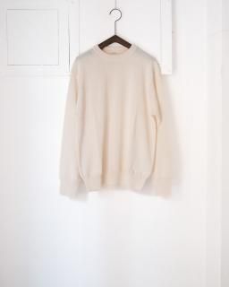 PHIGVEL / Wool Linen Crewneck Knit col.Ivory