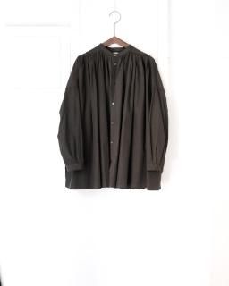 SP / 140 / 2 COTTON BROAD BLOUSE col.Charcoal