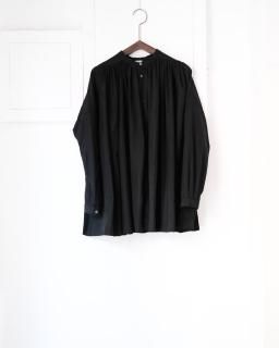 SP / 140 / 2 COTTON BROAD BLOUSE col.Black