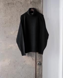Nikki ESSENTIAL PIECES / All-yak Turtleneck (Unisex) col.Black  Navy