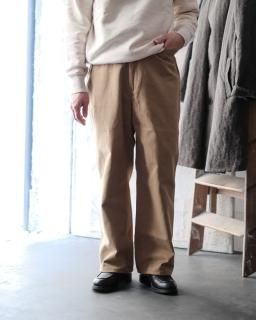 PHIGVEL / Twill Cloth Frisco Trousers col.Khaki Beige