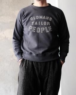 OLDMANS TAILOR / PRINT CREW SWEAT col.Navy (Sleepy PEOPLE Exclusive) 