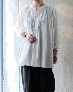 SP / 100/2 COTTON BROAD / BLOUSE col.White