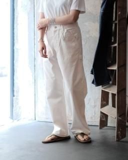 PHIGVEL / DENIM PAINTER TROUSERS col.Off White