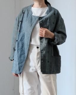OUTIL / VESTE CIZE col.Light Indigo