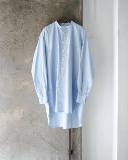 OLDMANS TAILOR / BRITISH OFFICER LONG SHIRT col.Pencil Stripe