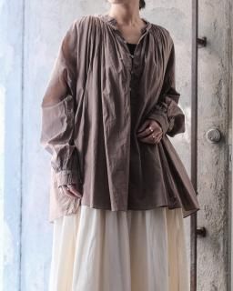 SP / CHURCH SMOCK BLOUSE col.Brown